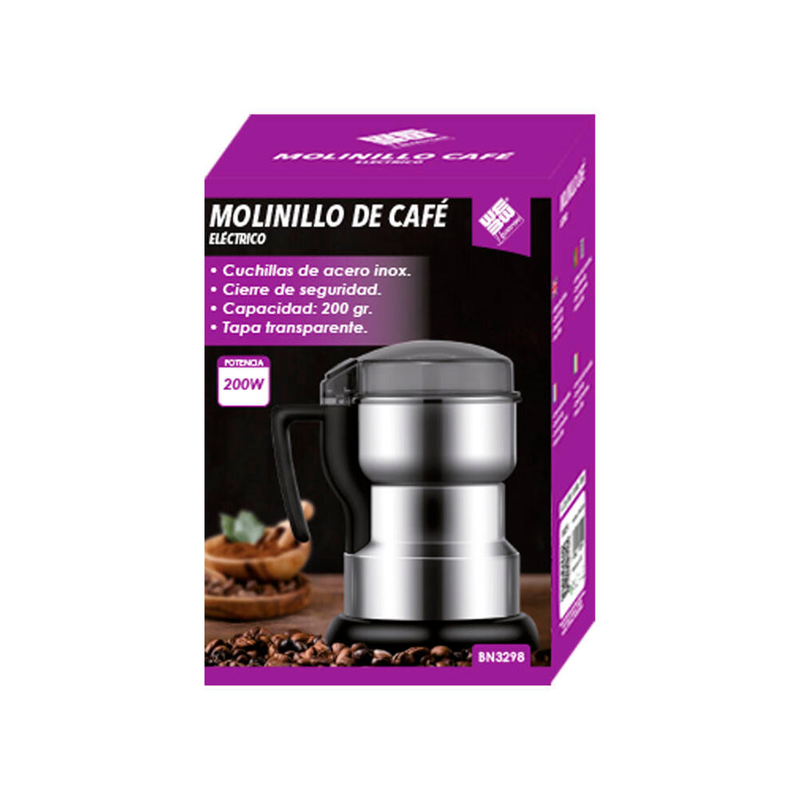 Molinillo de Café Eléctrico Inoxidable