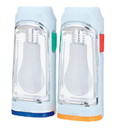 Linterna LED doble 5W 300lm portátil