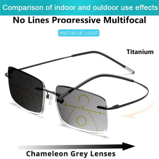 Gafas multifocales autoenfoque cómodas