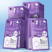 Mascarilla facial 3 pasos hidratante
