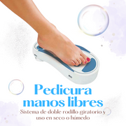 Lima eléctrica para pies suave en casa