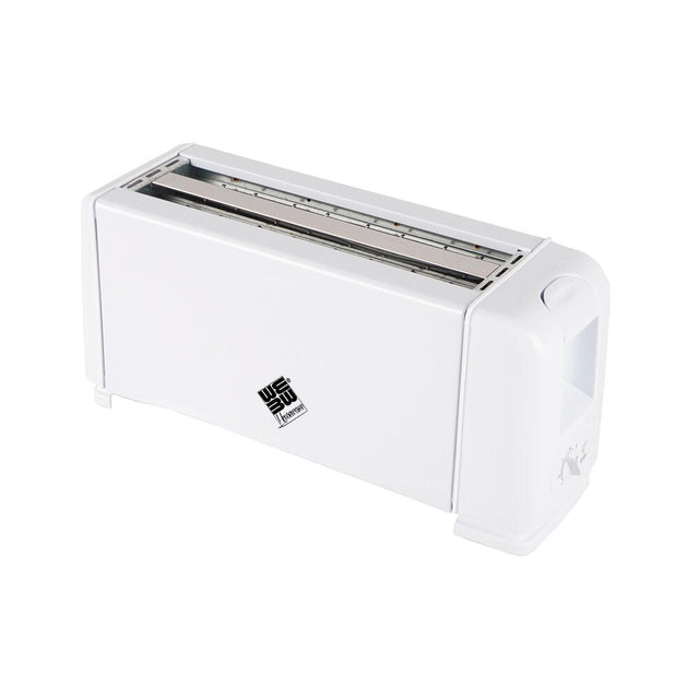 Tostador 4 rebanadas blanco acero inox