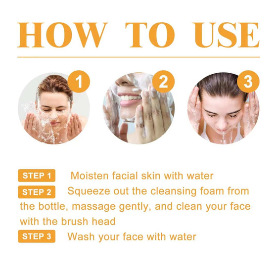 Limpiador facial de cúrcuma natural