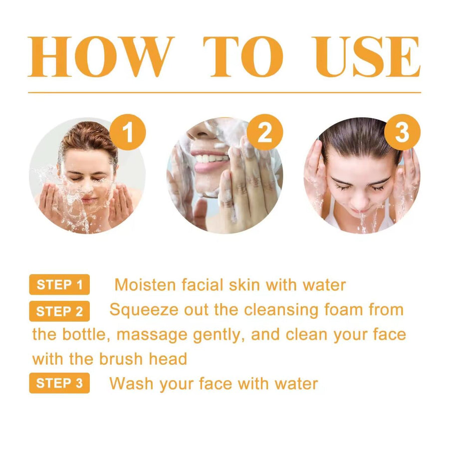 Limpiador facial de cúrcuma natural