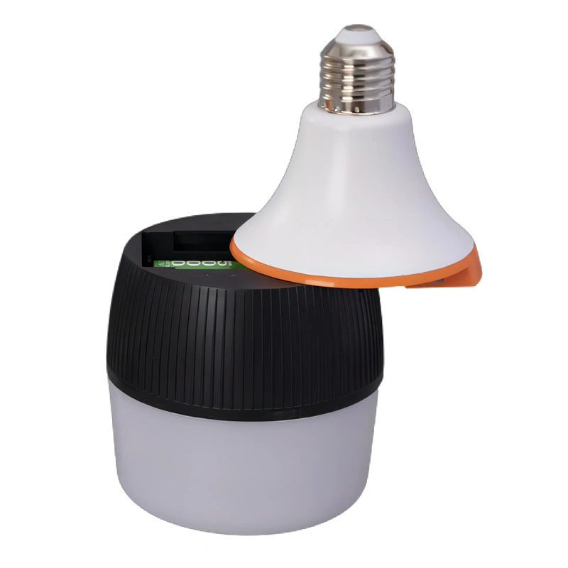 Bombilla recargable con sensor de mano
