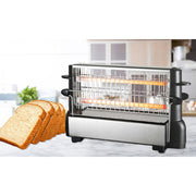 Tostador multipan vertical de acero inoxidable