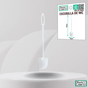 Escobilla de WC compacta y práctica