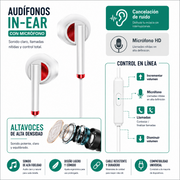 Auriculares con micrófono minijack
