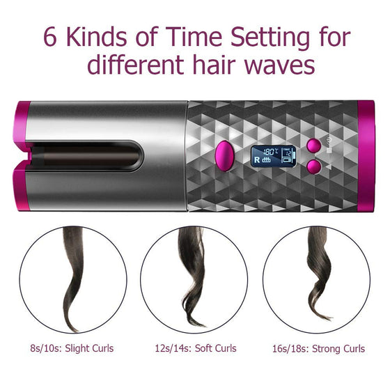 Rizador automático portátil para ondas fáciles