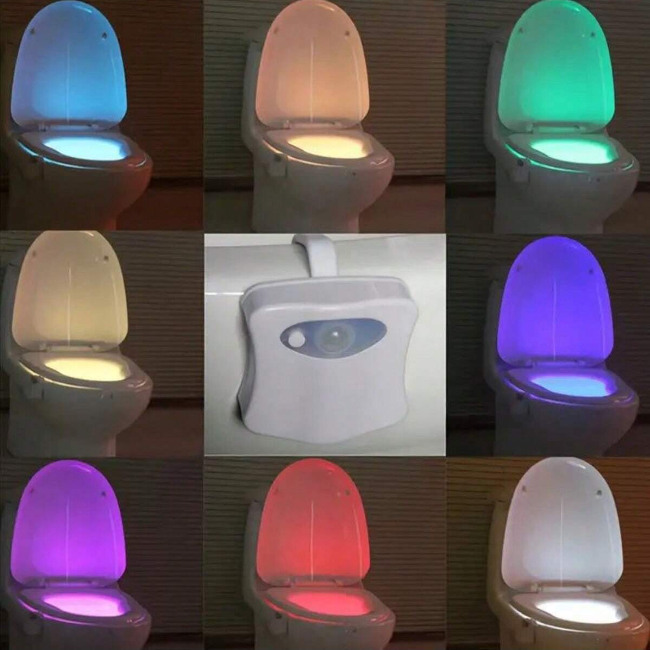 Luz inodoro sensor LED con movimiento