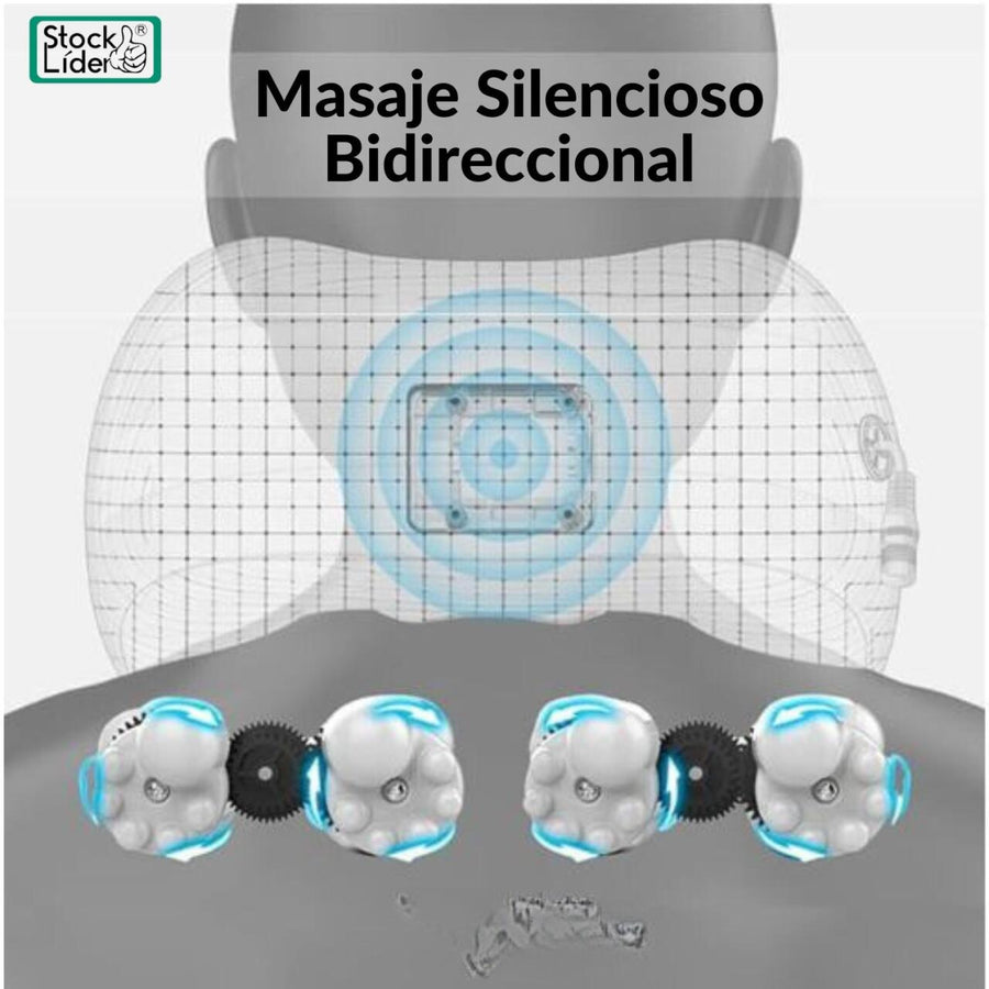 Cojín masajeador de cuello shiatsu