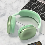 Auriculares Bluetooth verdes inalámbricos