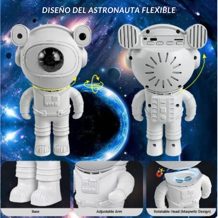 Proyector Astronauta galaxia con altavoz