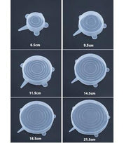 Tapa de Silicona Reutilizable para Alimentos