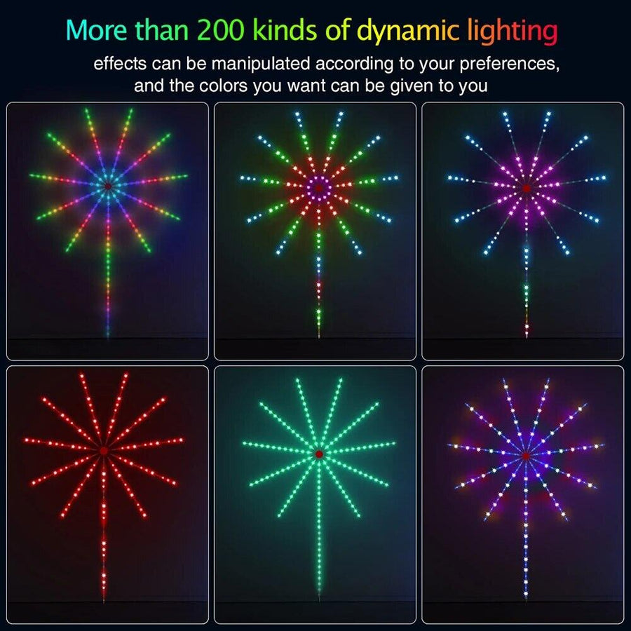 Tira LED fuegos artificiales para interior