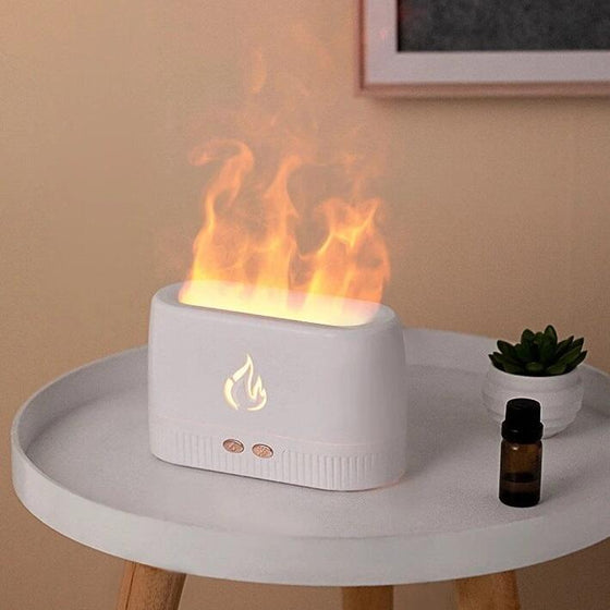 Humidificador efecto llamas LED