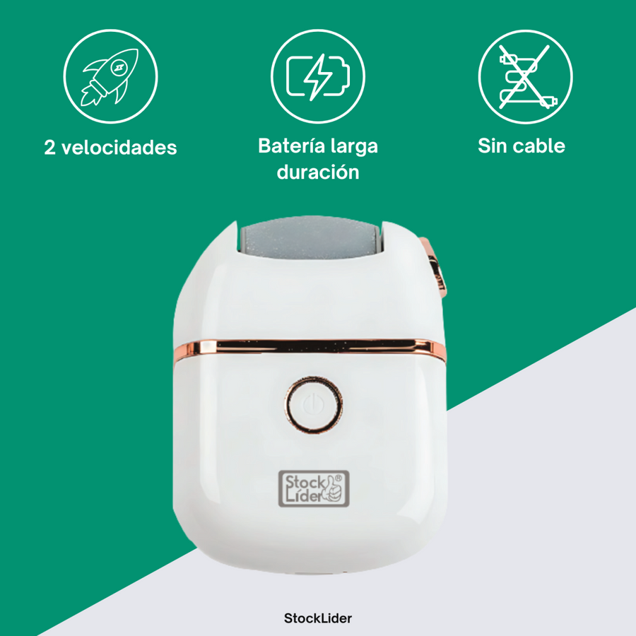 Lima eléctrica de pedicura para pies suaves